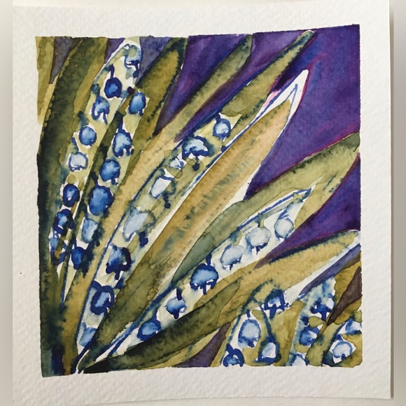 handmade Other - Ink and watercolor painting